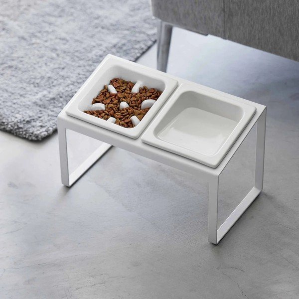 Керамичен комплект купички с основа за всички любимци Nooks – YAMAZAKI-image-2
