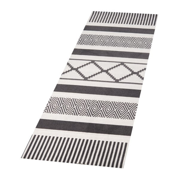 Черно-сива пътека Zala Living Cook & Clean Urban, 45 x 140 cm-image-3