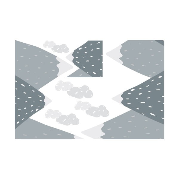 Стикер за стена Скандинавски гигантски планини Dinka - Ambiance-image-2