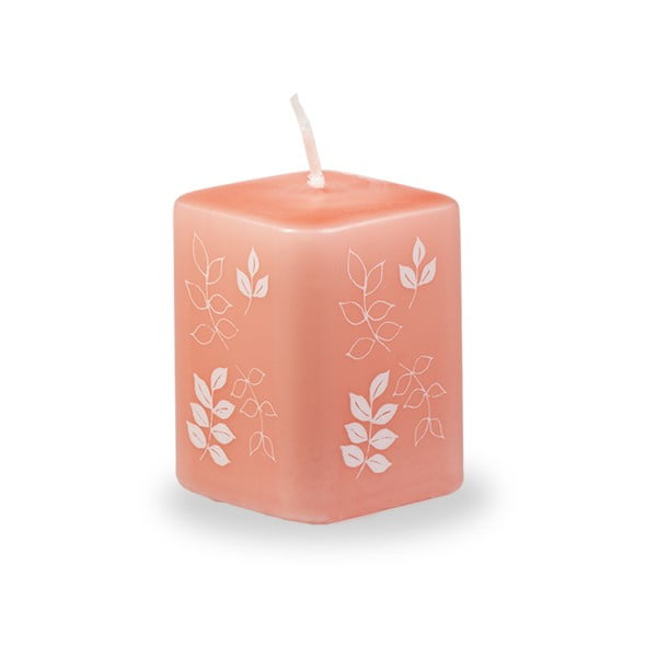 Оранжево-розова свещ, време за горене 12 ч. Pure Beauty - Unipar