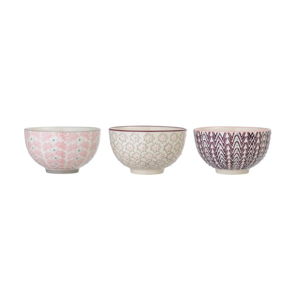 Комплект от 3 чаши от каменна керамика, ø 11,5 cm Maya - Bloomingville