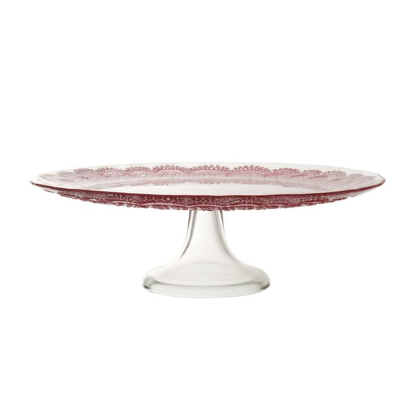 Růžový stojan na dort Côté Table Tulle, 33 cm