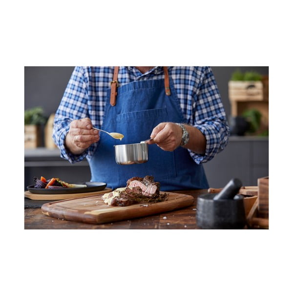 Тиган от неръждаема стомана подходящ за индукционен котлон 450 ml – Holm-image-2