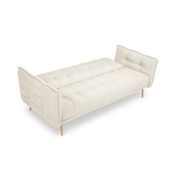 Кремав разтегателен диван Canna - Mazzini Sofas-image-4