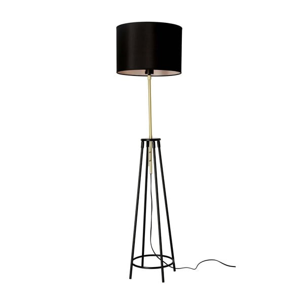 Черна подова лампа (височина 154 см) Tegola - Candellux Lighting