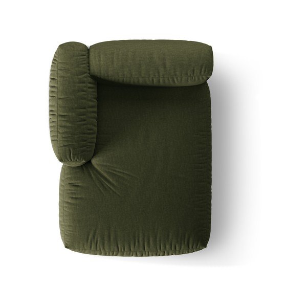 Зелен модул за диван (ляв ъгъл) Martina – Micadoni Home-image-3