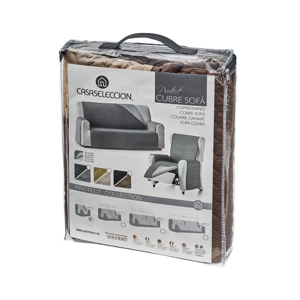 Кафяво защитно покривало за кресло 55 cm Protect – Casa Selección-image-3