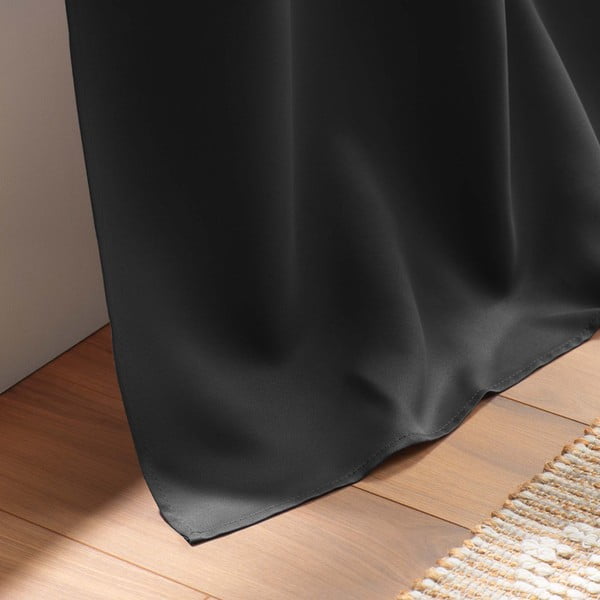 Черна затъмняваща завеса 135x240 cm Occult – douceur d'intérieur-image-3