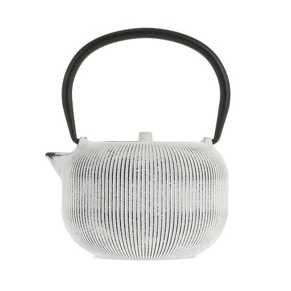 Черно-бял чугунен чайник 700 ml Sencha – S|P Collection