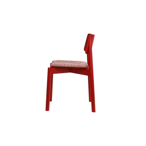 Червен  трапезен стол за подреждане Wem – noo.ma-image-2