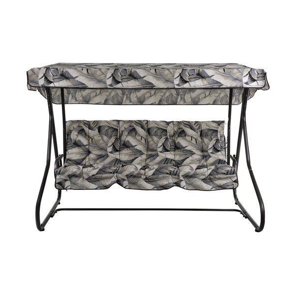 Сива метална градинска люлка Milano – Dajar