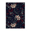 5 листа черна опаковъчна хартия, 50 x 70 cm Winter Floral - eleanor stuart