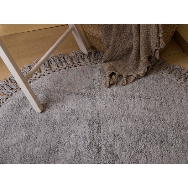 Светлокафява памучна постелка за баня Irya Home Collection , ø 90 cm Lora - Foutastic-image-2