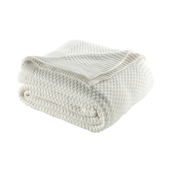 Светлокремава покривка за легло с памук Silvi, 220 x 240 cm - Homemania Decor-image-1