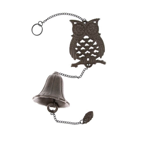 Чугунена стенна камбана Owl - Dakls