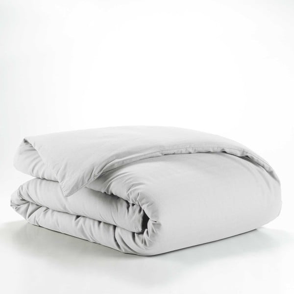 Бяло единично  памучно включено спално бельо 140x200 cm Lina – douceur d'intérieur-image-2