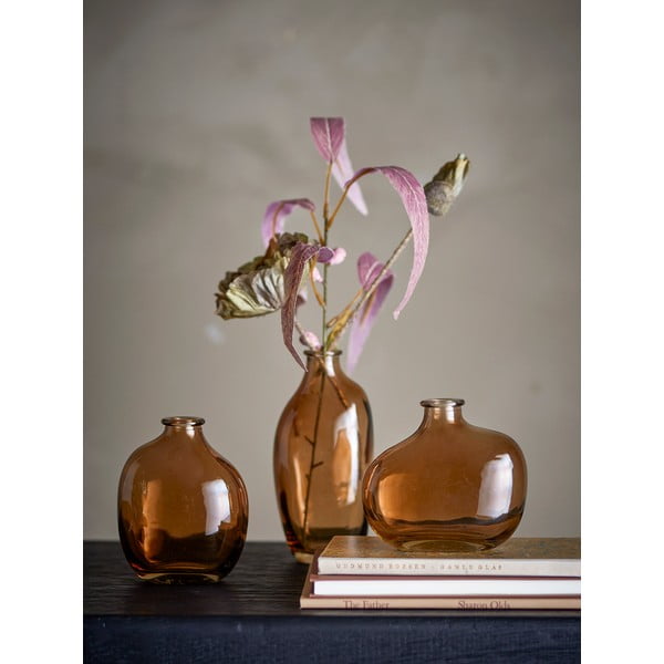 Оранжева стъклена ваза (височина 15,5 cm) Tilia – Bloomingville-image-1