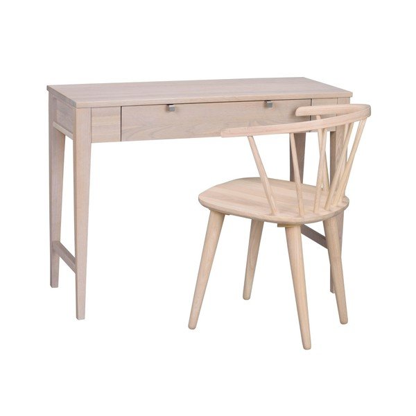 Конзолна маса от дъб с матово лаково покритие Fulla Confetti - Rowico-image-4