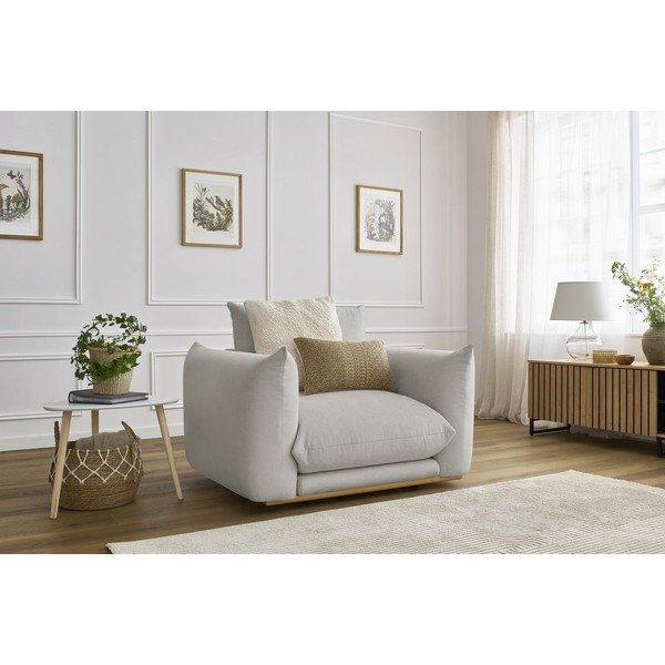 Светлосиво кресло Ernest – Bobochic Paris-image-1