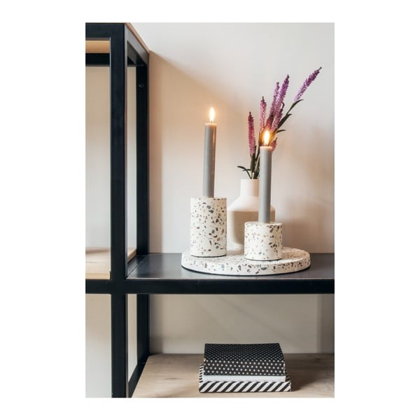 Ručně vyráběný svícen PT LIVING Terrazzo Trois, výška 7,5 cm-image-3