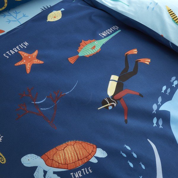 Детско спално бельо 200x135 cm Ocean Life - Catherine Lansfield-image-4