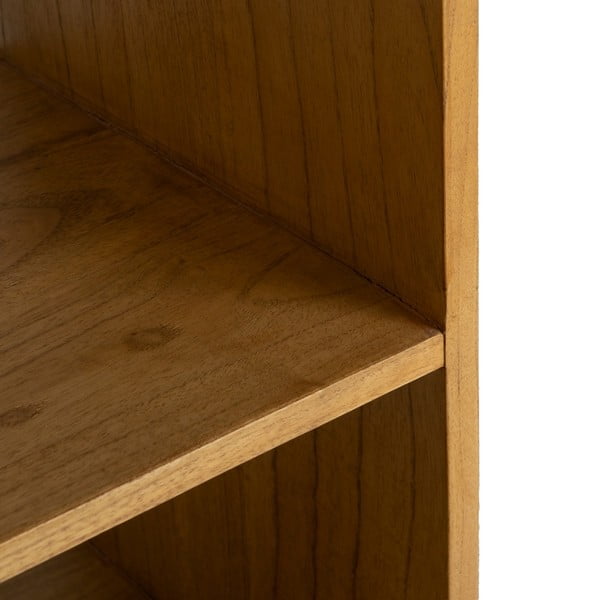 Библиотека от масив от минди в естествен цвят 90x150x40 cm Lysa – Ixia-image-4