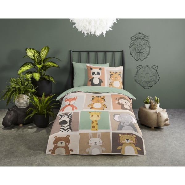 Единично удължено детско спално бельо от микрофибър 140x220 cm Ranger – Good Morning-image-1