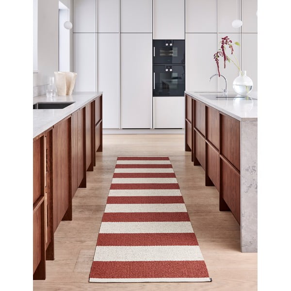 Пътека за открито и закрито в тухлен и кремав цвят 70x300 cm Bob Brick – Pappelina-image-1