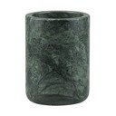 Тъмнозелена мраморна чаша за четки за зъби Marble – Mette Ditmer Denmark