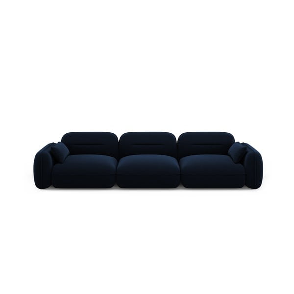 Тъмносин кадифен диван 320 cm Audrey – Interieurs 86