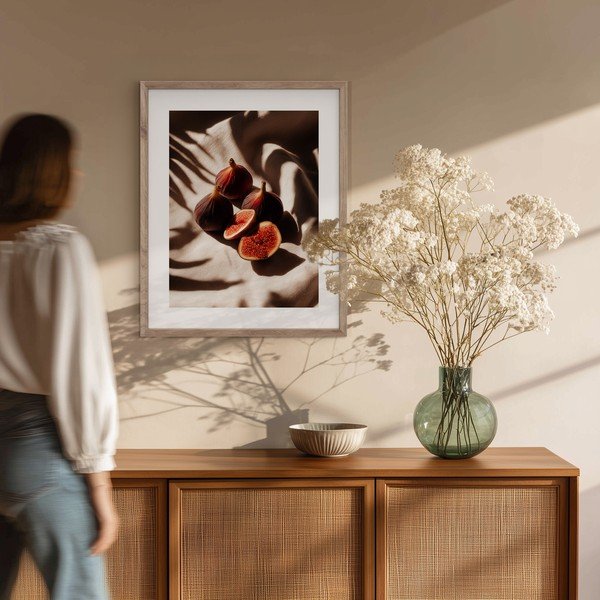 Печатна картина с включена рамка 40x50 cm Ripe Figs – Styler-image-2