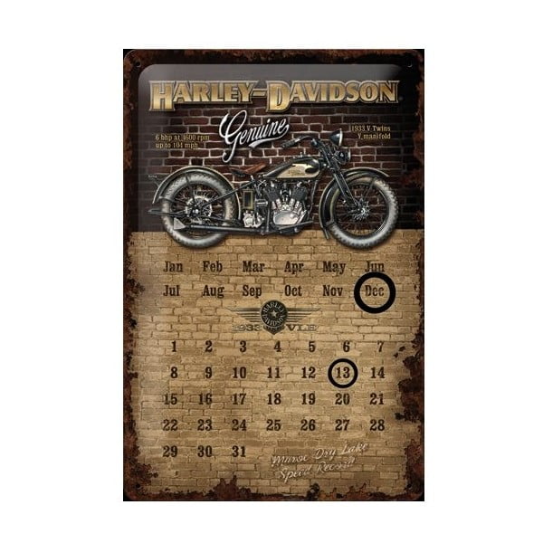 Метален знак Harley Davidson, 20x30 cm - Postershop