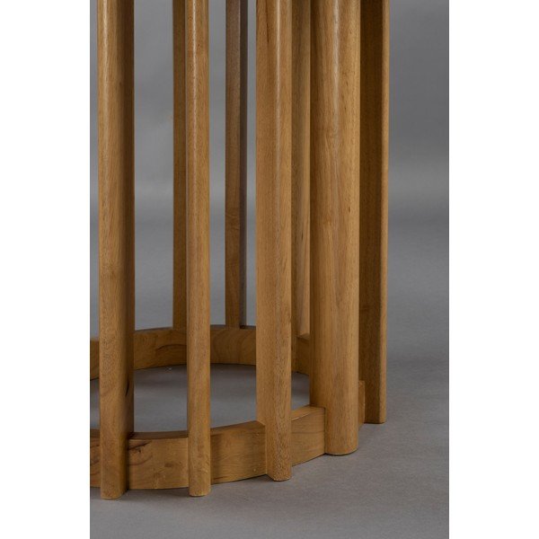 Кръгла трапезна маса с дъбов плот ø 120 cm Barlet – Dutchbone-image-1