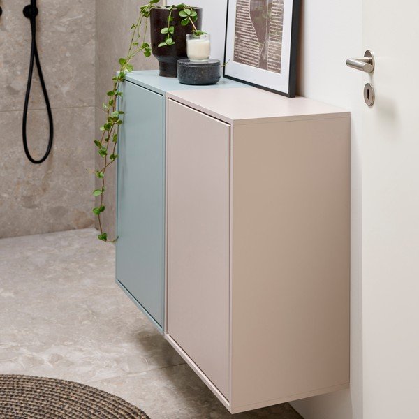 Сиво-син стенен кош за пране Laundry Box – ReCollector-image-1