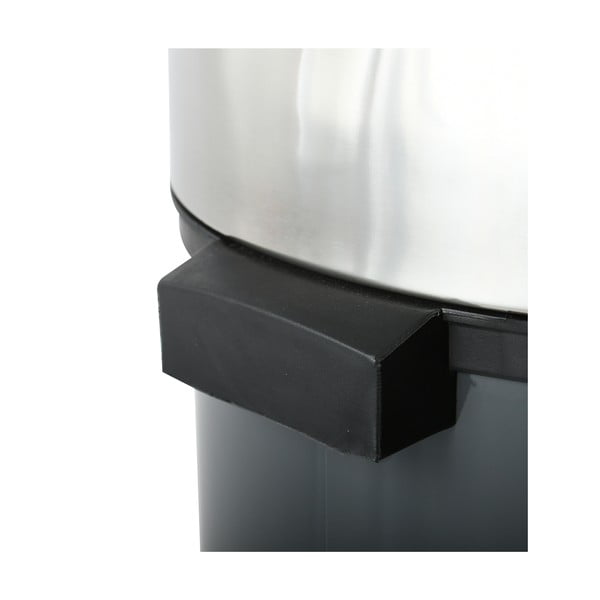 Тъмносиво стоманено кошче за боклук с отваряне с докосване 30 l – MSV-image-4