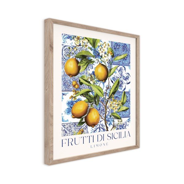 Печатна картина с включена рамка 40x50 cm Sicilia – Styler-image-4