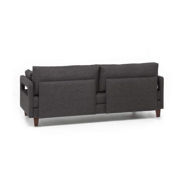 Сив разтегателен диван Hannah Pattern - Balcab Home-image-4