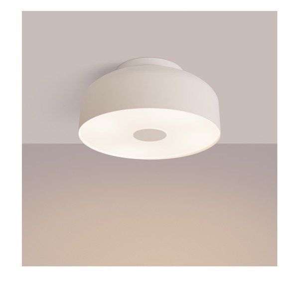 Кремаво осветително тяло за таван ø 30 cm Blacko – Sollux-image-4