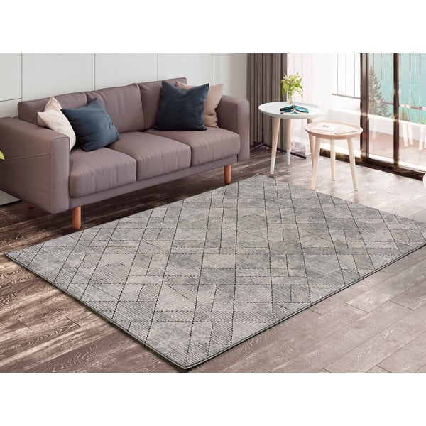 Сив килим 200x290 cm Gianna - Universal-image-1