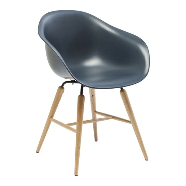 Sada 4 šedých jídelních židlí Kare Design Forum Object