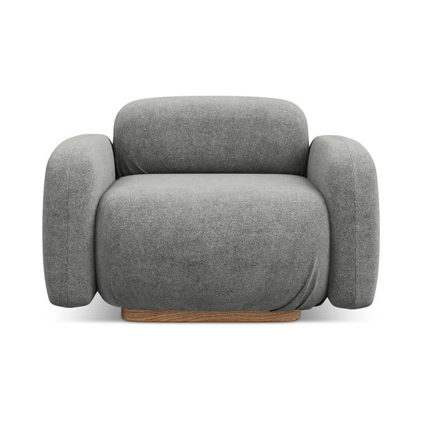 Сив модул за диван от букле Ailani – Makamii-image-1