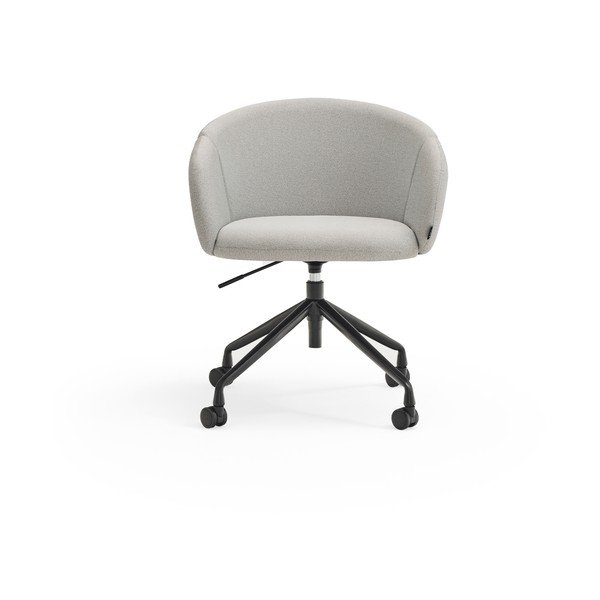 Светлосив тапициран офис стол Add – Teulat-image-1