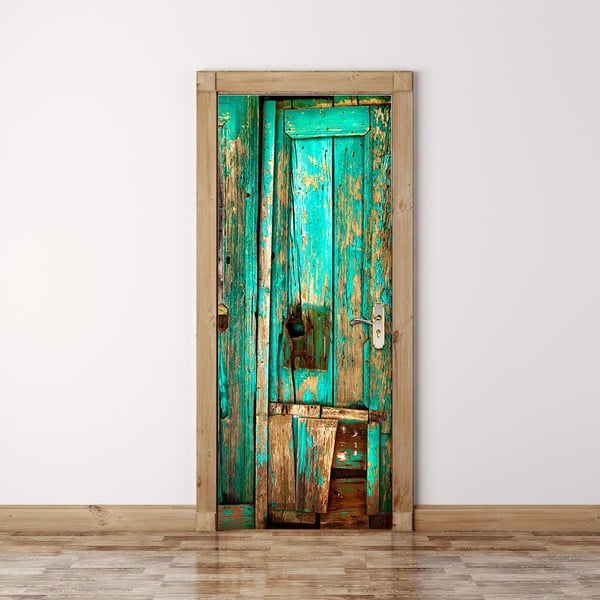 Tapeta na dveře WALPLUS Vintage Timber, 88 x 200 cm