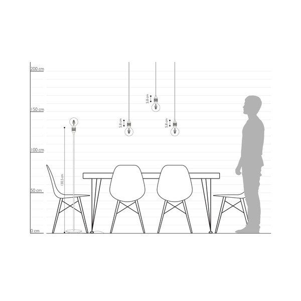 Černá volně stojící lampa Sotto Luce BI Elementary L 1F-image-2