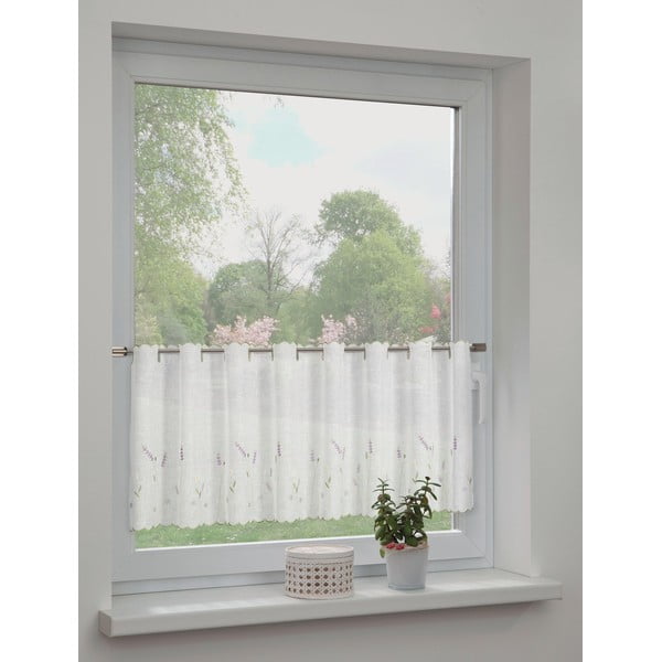 Бяла завеса 135x45 cm Lavender – Sehlbach-image-1