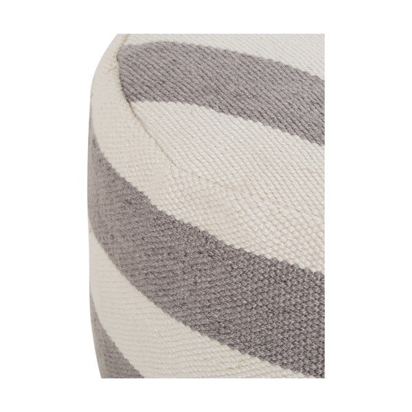 Сив и бежов пуф Kalaidu Lani - Westwing Collection-image-1