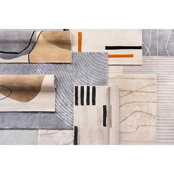 Бежов/кремав килим 80x150 cm Peblinne – Universal-image-3