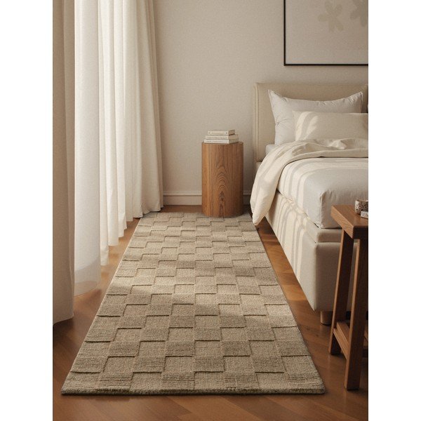 Кафява ръчно изработена вълнена пътека 80x200 cm Scala – Villeroy&Boch-image-1