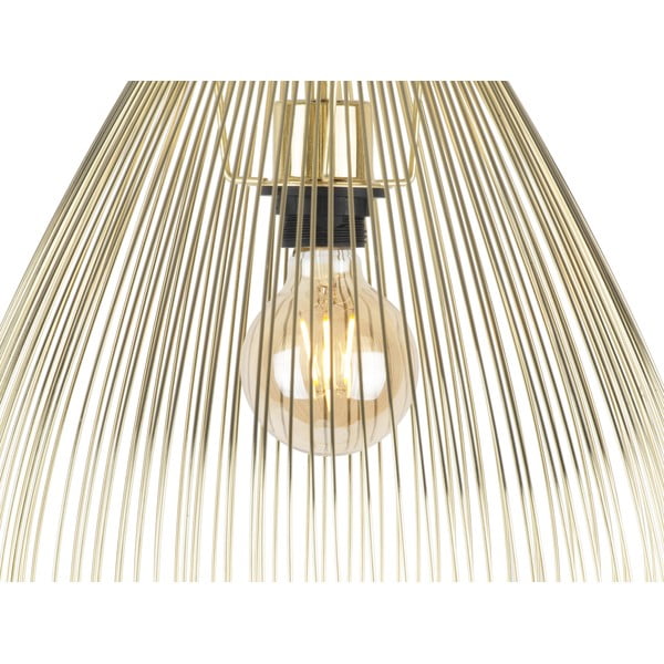 Метална висяща лампа в златист цвят Lucid, ø 35 cm - Leitmotiv-image-4