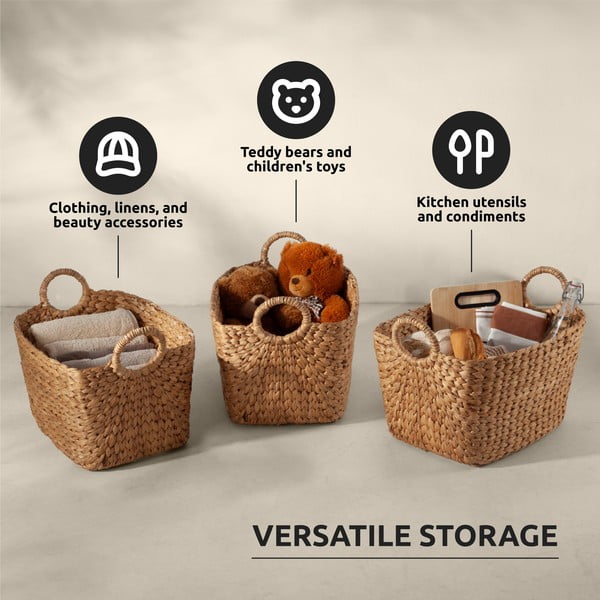 Кошница от плетеница 56x37x31,5 cm Caracas XXL – Compactor-image-4